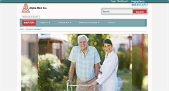 Desktop Screenshot of alphamednj.com